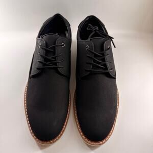 NEW In Box  Size 9 Men Abound Mr. Scottie Black Lace-Up Shoes